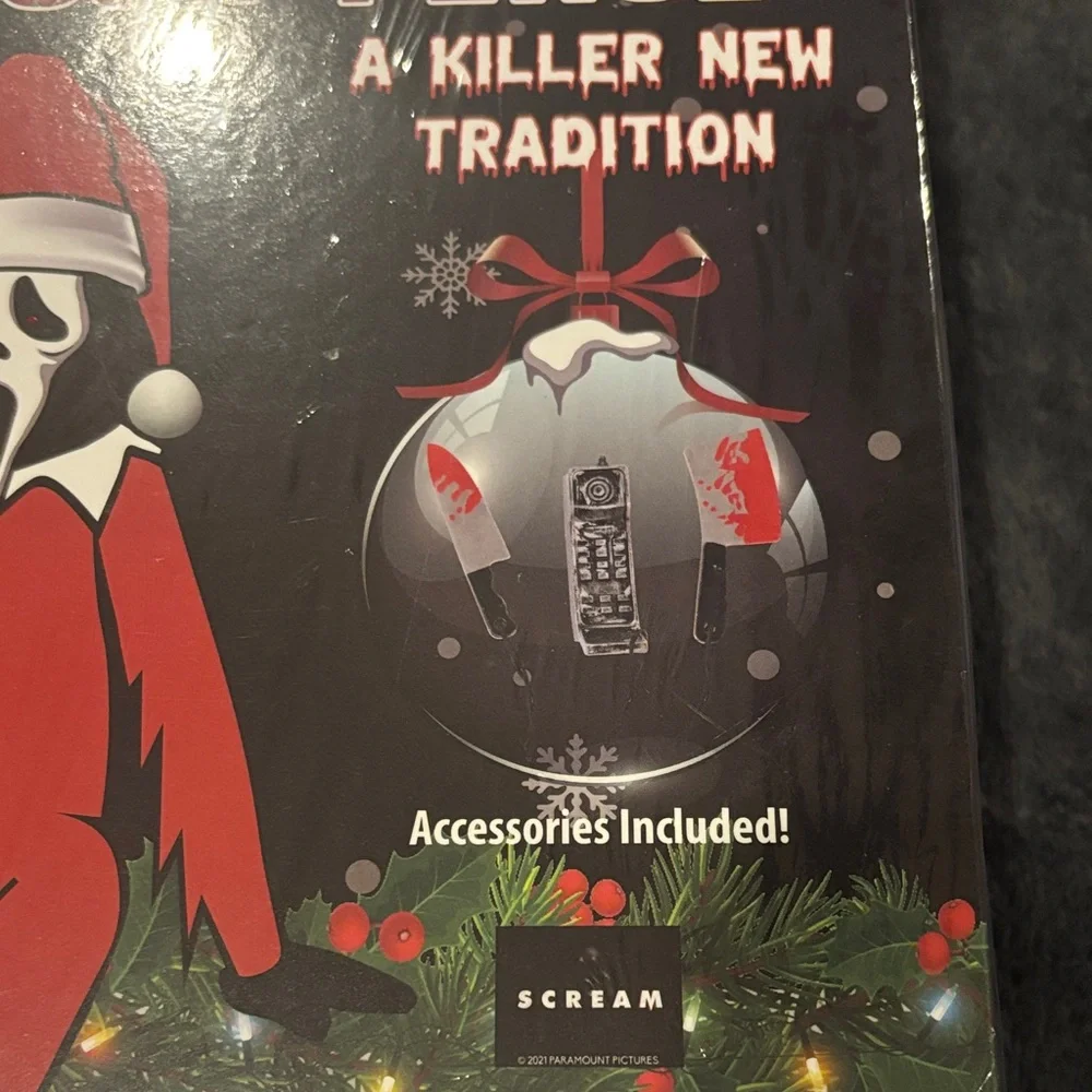 Ghost Face Holiday Decoration Set RARE - Picture 4 of 4